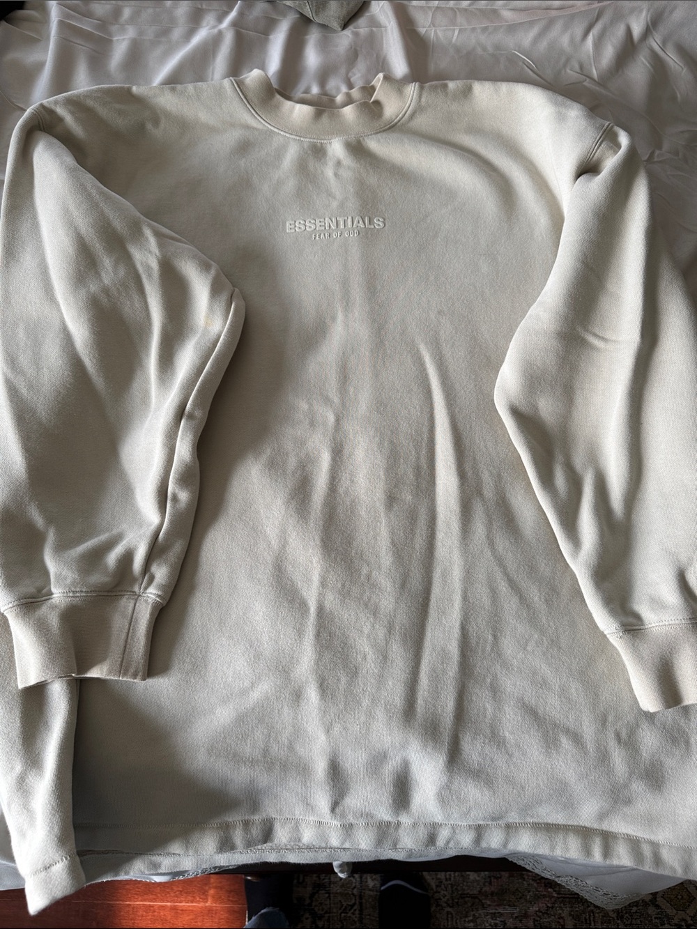 Fear of God Essentials Women's Cream Crewneck Sweatshirt